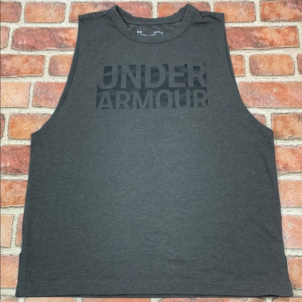Under Armour Men's Sleeveless Shirt - Dark Gray